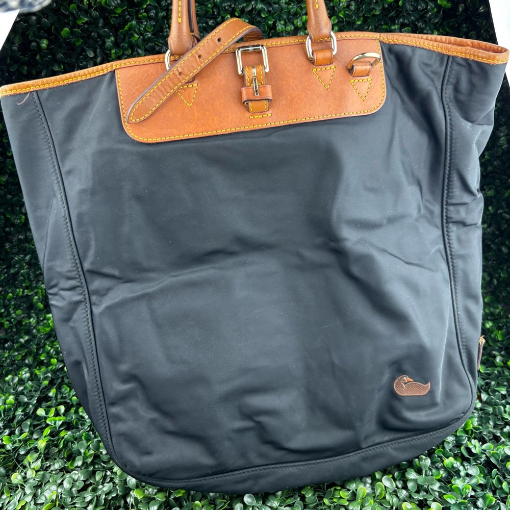 Dooney & Bourke Black Nylon Tote Bag
